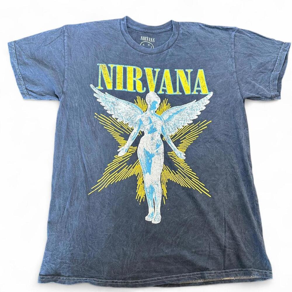 Nirvana In Utero Live '93 Tour T-Shirt Size Large